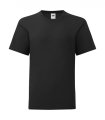 Kinder T-shirt Fruit of the Loom 61-023-0 Iconic Black